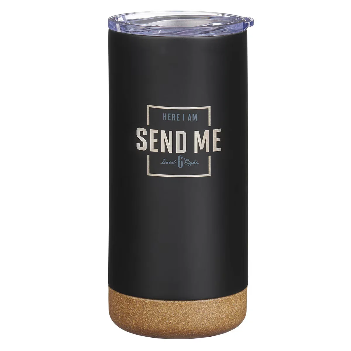 Send Me Black Stainless Steel Tumbler – Isaiah 6:8