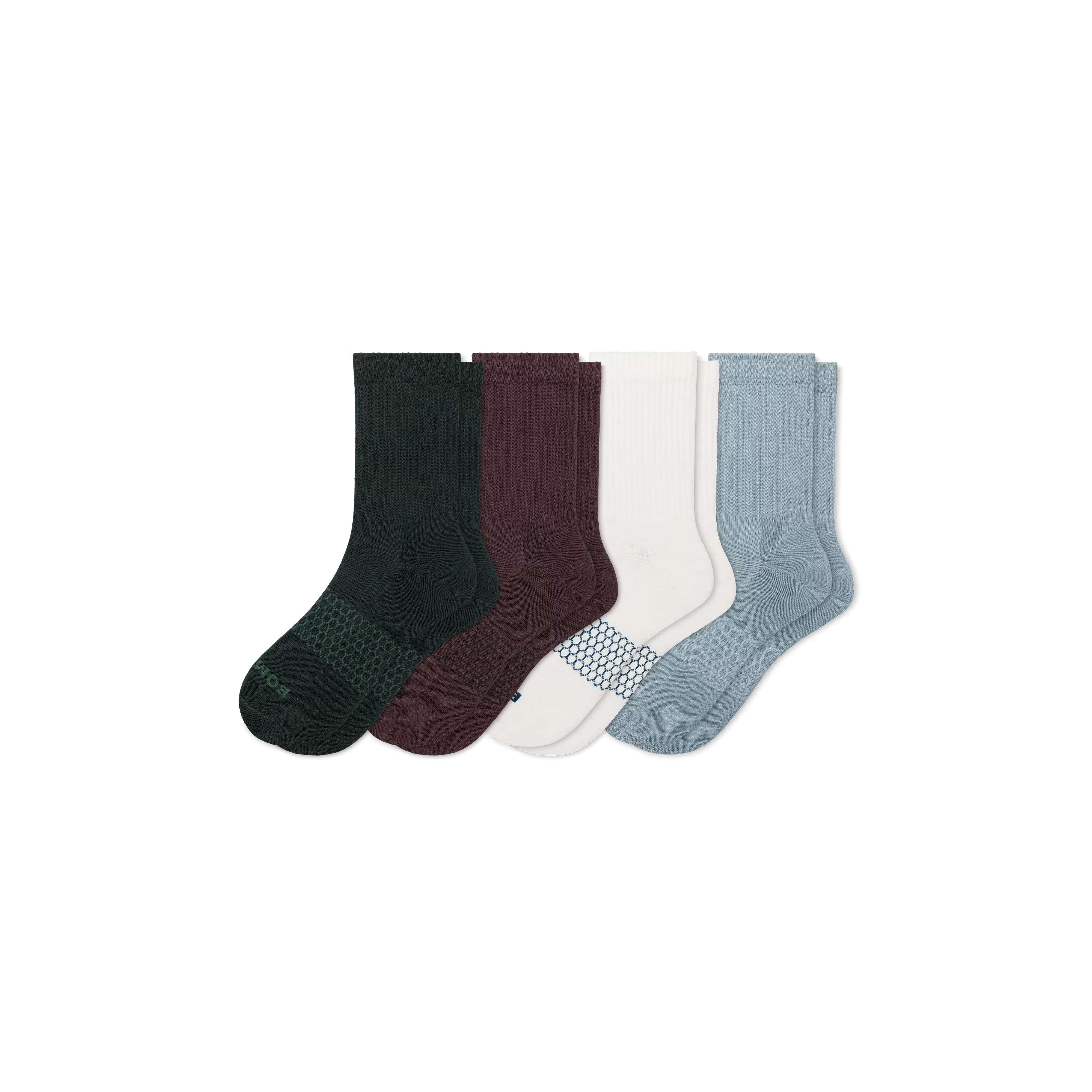 Men’s Solids Half Calf Sock 4-Pack