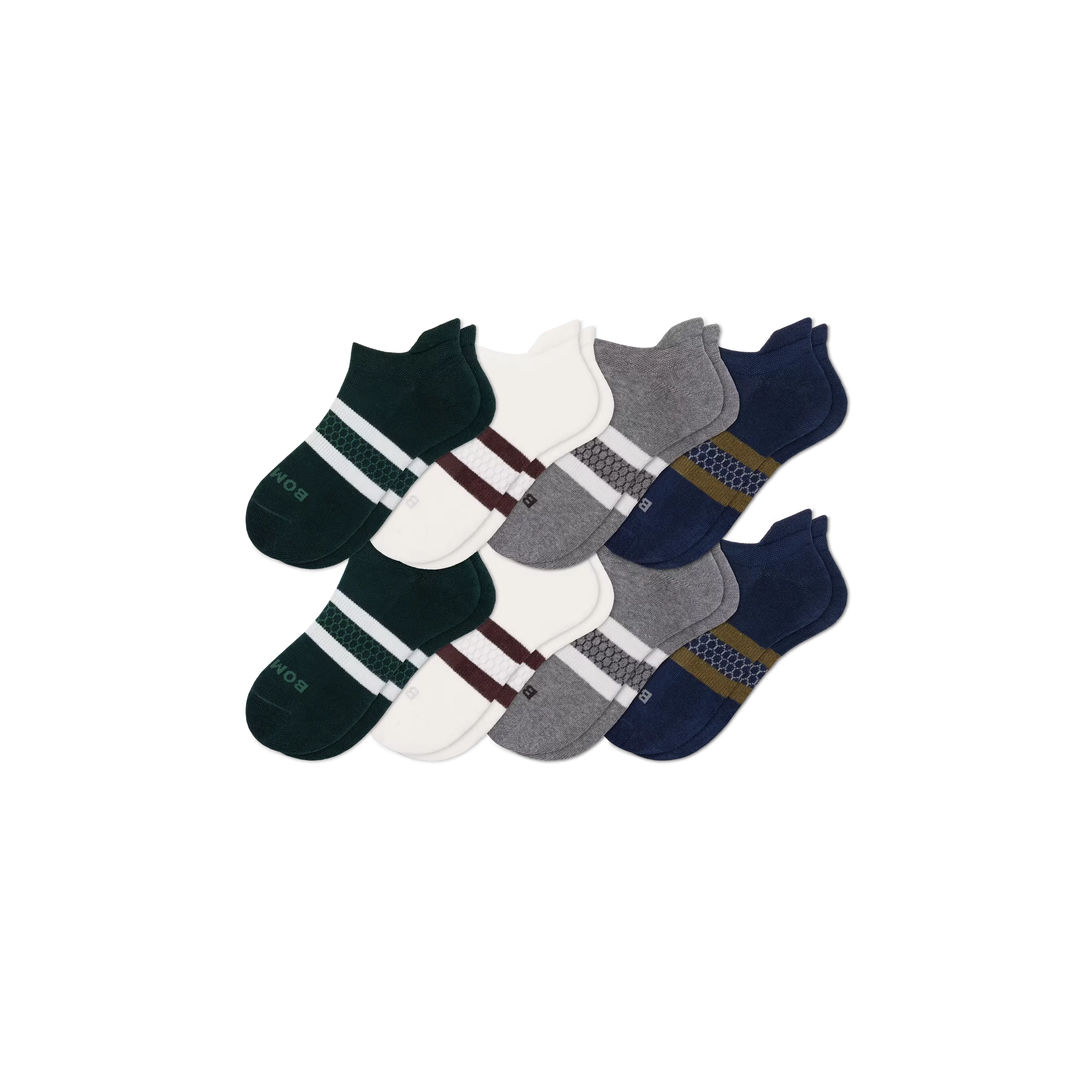 Men’s Solids Ankle Sock 8-Pack